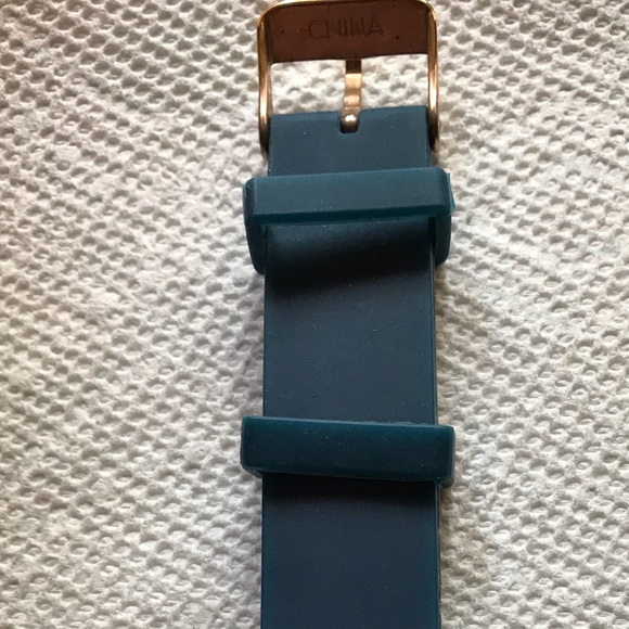 Rose Gold Watch with Blue Band - Works Great - Picture 5 of 6